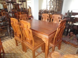 福祿壽餐桌 供應(yīng)非洲花梨木紅木家具餐廳餐桌系列，盡顯家居尊貴典雅